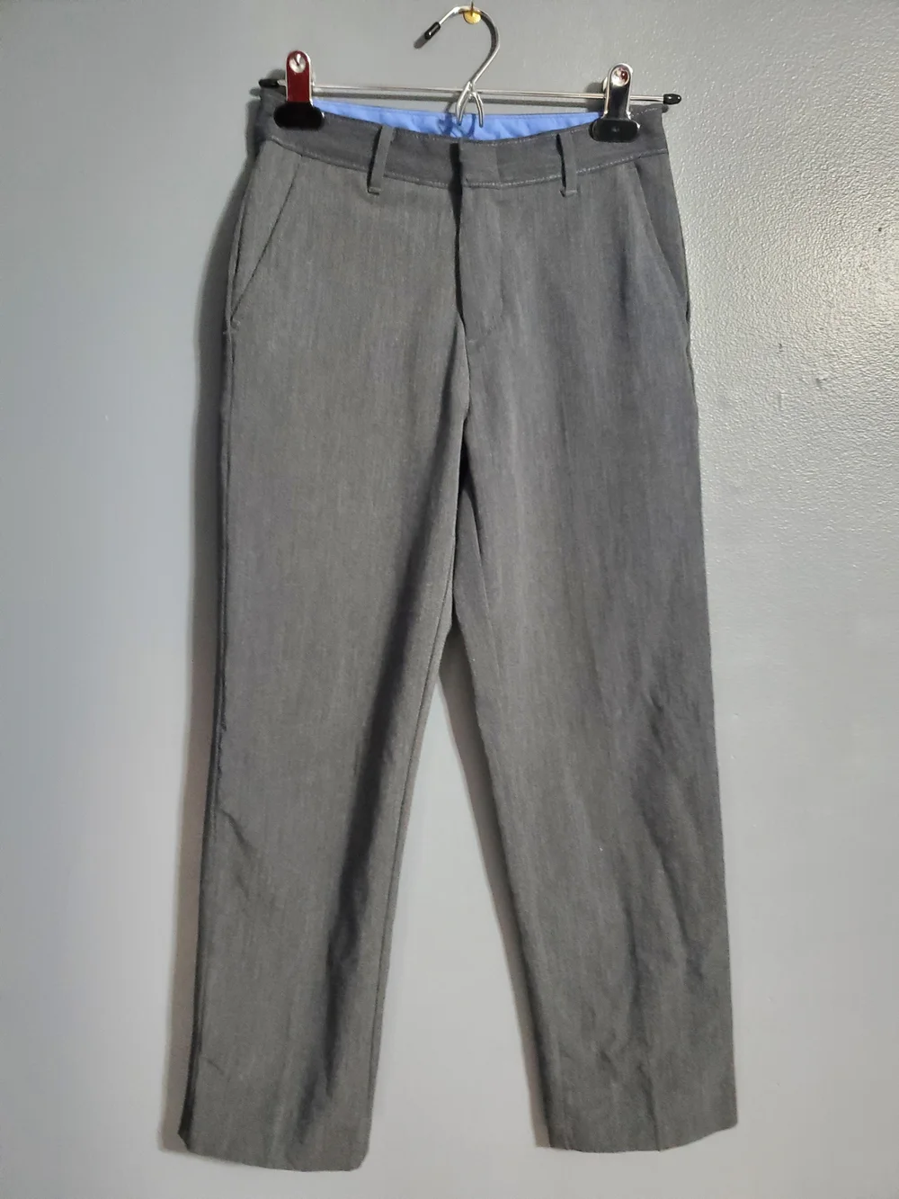 Izod Boys Gray Dress Slacks Pants Size 10